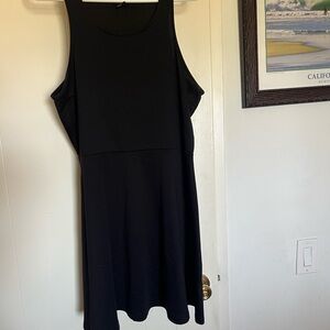 H&M Black Halter Sheath Mini Dress